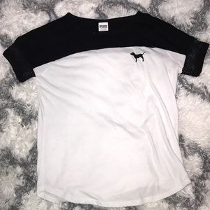 Black and White Love Pink Shirt